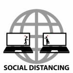 Social Distancing Stock Photo