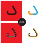 J- Company Symbol.j-letter Abstract Logo Design Stock Photo