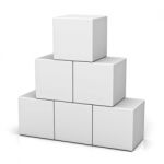 Blank Boxes Stock Photo