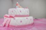 Sweet Girl Cake Stock Photo