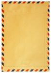 Classic Vintage Envelope Isolated On White Background Stock Photo