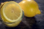 Fresh Lemon Isolated On White Background Stock Photo