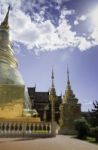 Wat Phra Singh Temple Chiang Mai Thailand Stock Photo