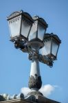 Old Street Light In Budapest Stock Photo