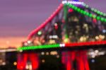 Story Bridge In Brisbane, Queensland Stock Photo