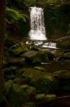 Horseshoe Falls In Mount Field National Park Stock Photo