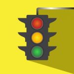 Traffic Light  Icon Stock Photo