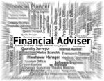 Financial Adviser Shows Position Advisors And Advice Stock Photo