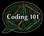 Coding Word Means Introduction Intro And Guide Stock Photo
