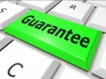 Online Guarantee Represents World Wide Web And Searching Stock Photo