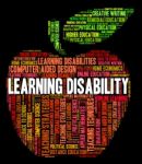 Learning Disability Words Indicates Special Education And Gifted Stock Photo