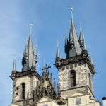 Partial View Of The Church Of Our Lady Before Tyn In Prague Stock Photo