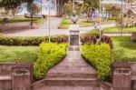 Statue Of Benito Juarez In San Jose, Costa Rica Stock Photo