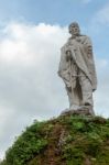 Statue Of Garibaldi In Sarnico Stock Photo