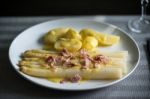 Asparagus Dinner Stock Photo