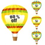 Discount Parachute Stock Photo