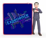 Experience Words Indicates Know How And Competency Stock Photo