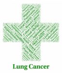 Lung Cancer Indicates Cancerous Growth And Affliction Stock Photo