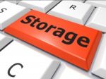 Data Storage Indicates Hard Drive And Archive Stock Photo