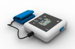 Digital Blood Pressure Gauge Stock Photo
