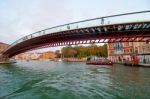 Venice Calatrava Bridge Della Costituzione Stock Photo