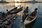 Longtail Boats Stock Photo