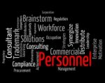 Personnel Word Indicates Human Resources And Employees Stock Photo