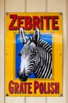 Zebrite Sign At Sheffield Park Station Stock Photo
