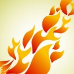 Fire Background Stock Photo