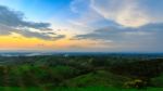 The Mountain Landscape View On Sunset At "mon Mae Tang" Phrae No Stock Photo
