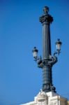 Old Street Light In Budapest Stock Photo