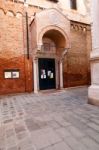 Venice Italy Carmini Church Stock Photo