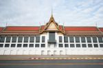 Old Buildings Inside The Grand Palace , Name " Sihabanchon " Stock Photo