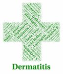 Dermatitis Illness Indicates Skin Disease And Afflictions Stock Photo