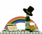 Accessories Of St. Patrick's Day Stock Photo
