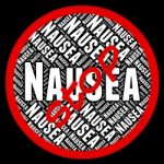 Stop Nausea Indicates Travel Sickness And Gagging Stock Photo