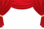 Theater Curtains Stock Photo