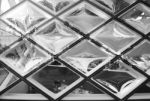 Rhomboid-grid Glass Texture Stock Photo