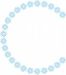 Letter "c" From Snowflakes Stock Photo