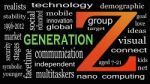 Generation Z In Word Collage. Marketing And Targeting Concept Stock Photo