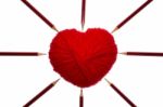 Red Heart Stock Photo