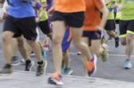 City Runners Stock Photo
