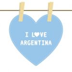 I Love Argentina6 Stock Photo