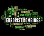 Terrorist Bombings Shows Freedom Fighters And Assassin Stock Photo