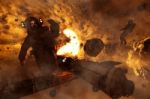 3d Illustration Of An Astronauts In Asteroid Field,scifi Fiction Stock Photo