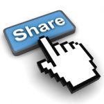 Share Button Stock Photo