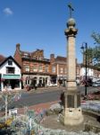 View Of The High Street In East Grinstead Stock Photo