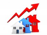 Increasing Home Sale Stock Photo