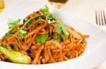 Chinese Fried Noodles Stock Photo