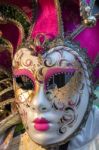 London, Uk - December 9 : Venetian Mask For Sale At Winter Wonde Stock Photo